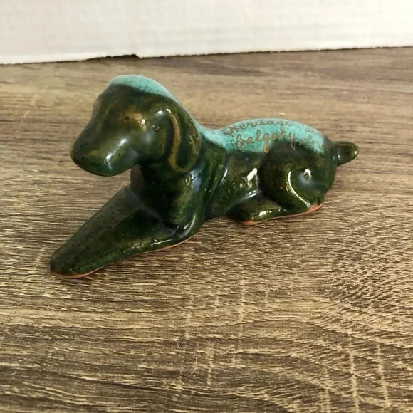 Vtg Drip Glaze Dog - Picture 1 of 14